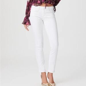 PAIGE Skyline Ankle Peg in Crisp White